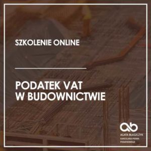 Podatek VAT w budownictwie – wersja standard
