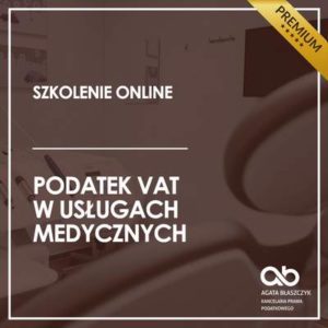Podatek VAT w usługach medycznych – wersja premium