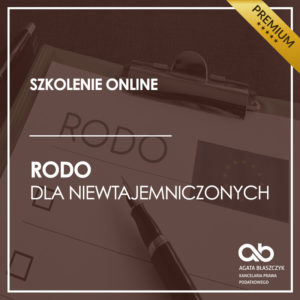 RODO dla niewtajemniczonych – wersja premium